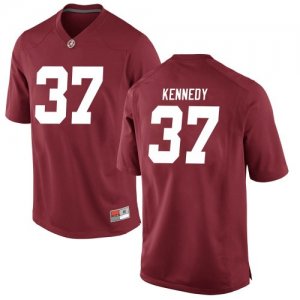 Men's Alabama Crimson Tide #37 Demouy Kennedy Crimson Replica NCAA College Football Jersey 2403DVPU2